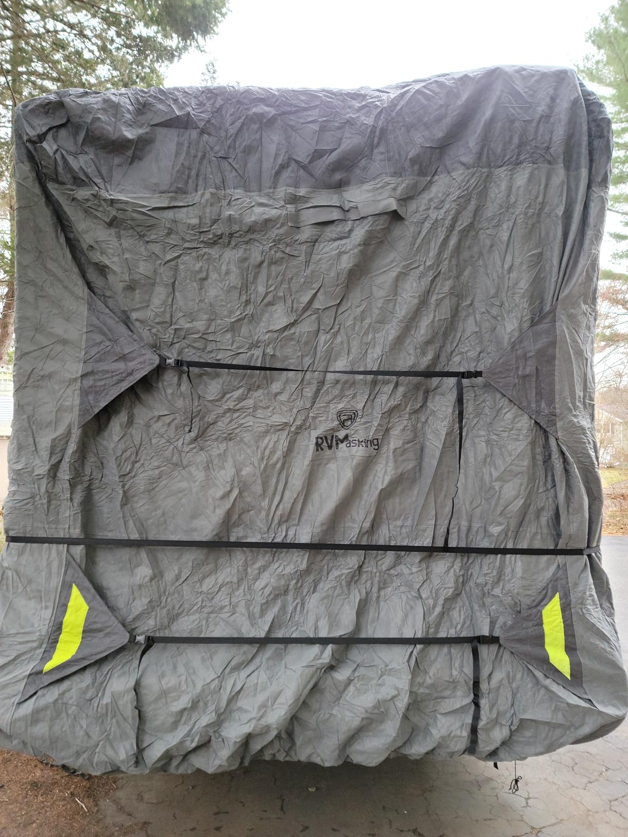 RVMasking Travel Trailer RV Cover, 9-Layer Heavy Duty Waterproof,28-31ft customer photo 2