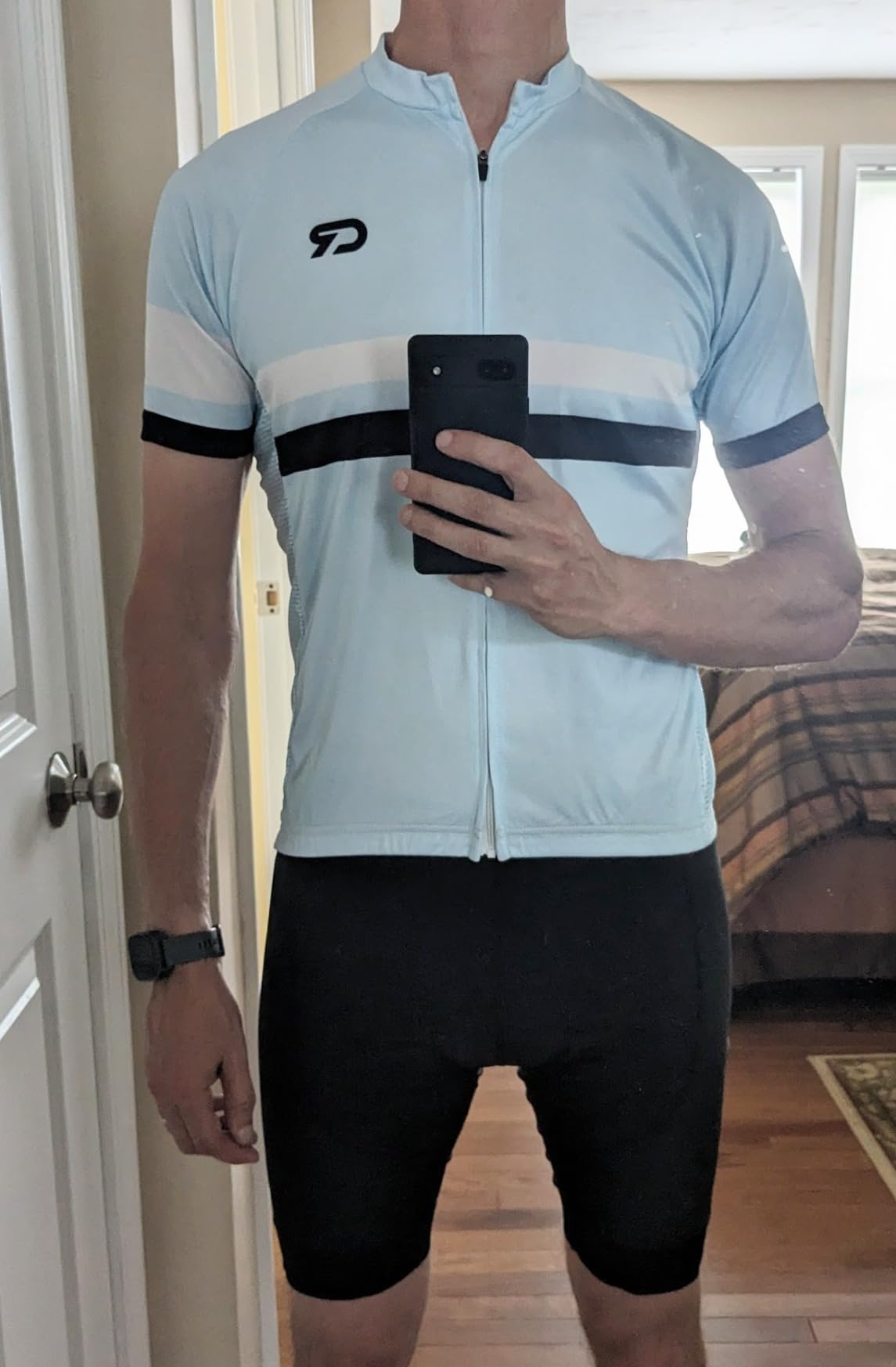 Coconut Ropamo CR Mens Cycling Jersey Short Sleeve Road Bike Shirt with 3+1 Zipper Pockets Breathable Quick Dry customer photo 1