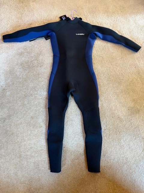 Men Wetsuit, 5/4mm SCR Neoprene Wetsuits for Men,UPF 50+ customer photo 1