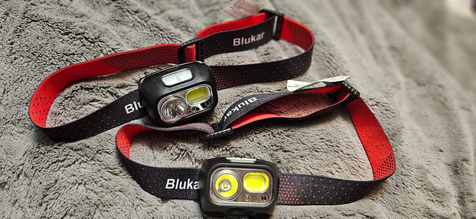 Blukar LED Headlamp Rechargeable, 2000L Super Bright Headlight Flashlight | 8 Modes&Stepless Dimming,Spotlight&Floodlight&Red Light Combination,Motion Sensor,IPX5 Waterproof for Hiking,Camping-2 Pack customer photo 1