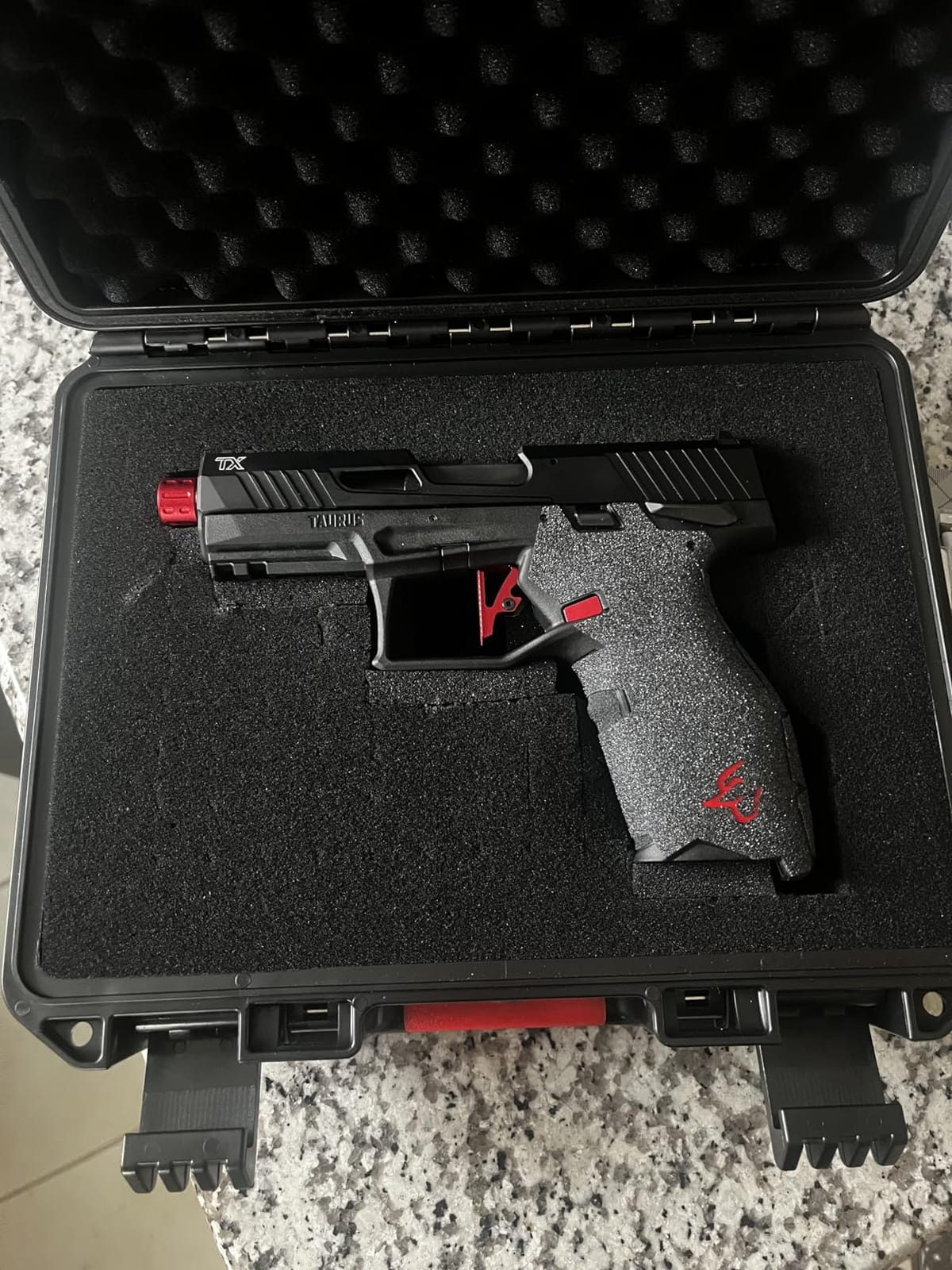 TSA Gun Case for Handgun Pistol - Hard Shell | Waterproof | Shockproof Box | TSA Approved Firearm Travel Case for 9mm Handgun - Delivers Secure Storage & Protection for Airline, Car & Home customer photo 2