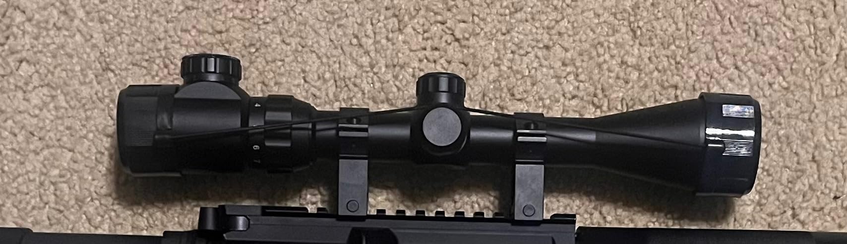 CVLIFE 3-9x40 Rifle Scope, Red & Green Illuminated Optical Riflescope, 1 inch Tube Scope for Hunting with Mounts customer photo 1