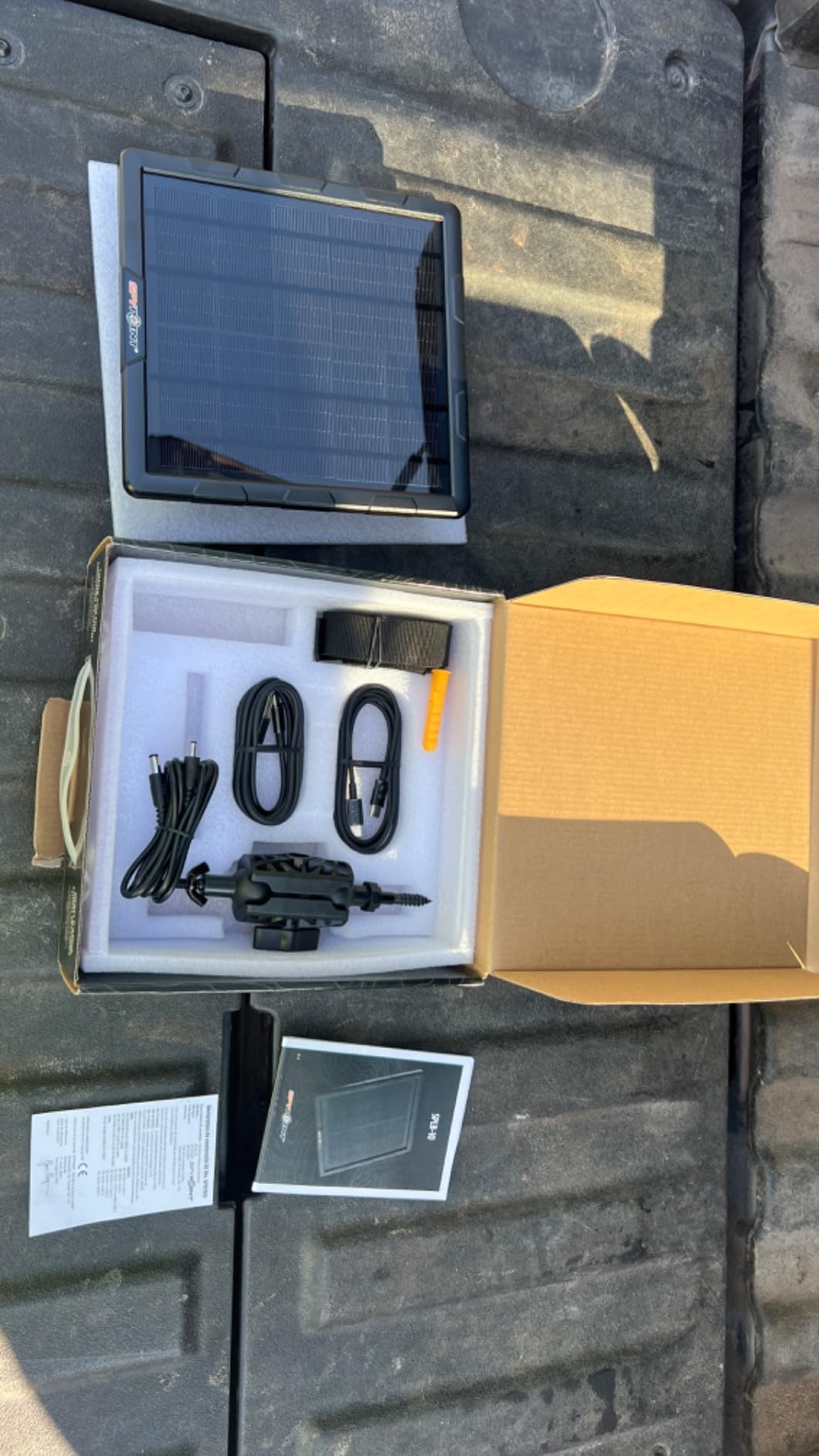 SPYPOINT Solar Panel for Trail Camera with Internal Battery for Outdoor Trail Camera Solar Panel (SPLB-10) customer photo 2
