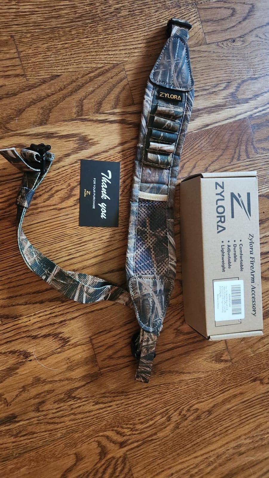 ZYLORA Rifle Sling with 5 Shell Holders, Padded 2-Point Strap and Swivels customer photo 2