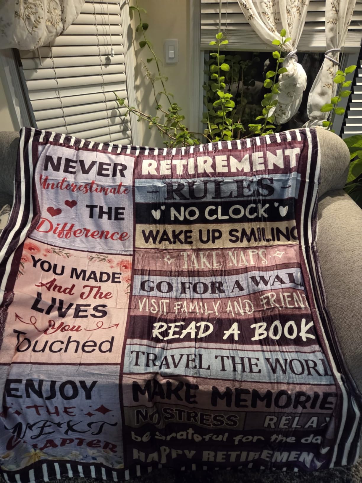 Sruemiul Retirement Gifts for Men, Retirement Blanket for Men 50