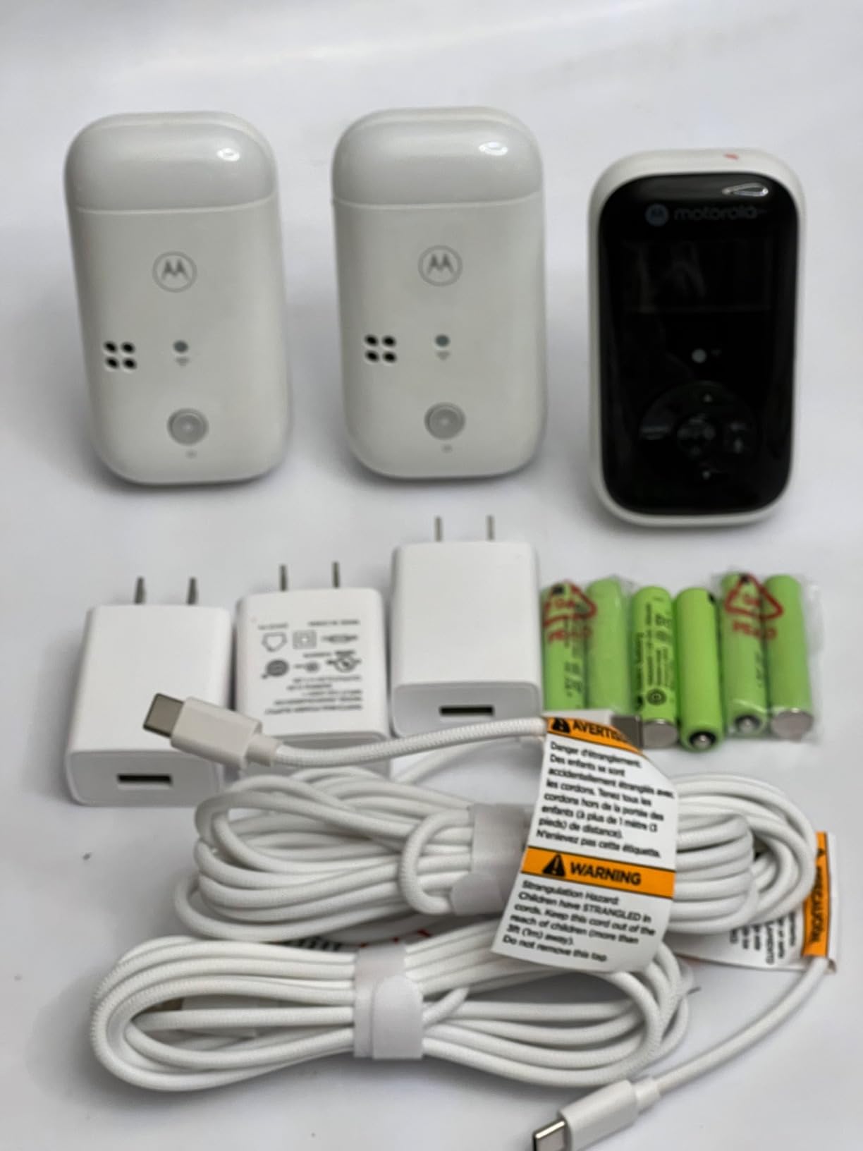 Motorola Nursery Dual Room Audio Baby Monitor, No WiFi, 2-Way Talk, Night Light, 1500ft Range, Portable Audio Only with Parent Unit & 2 Monitors, PIP15 customer photo 2