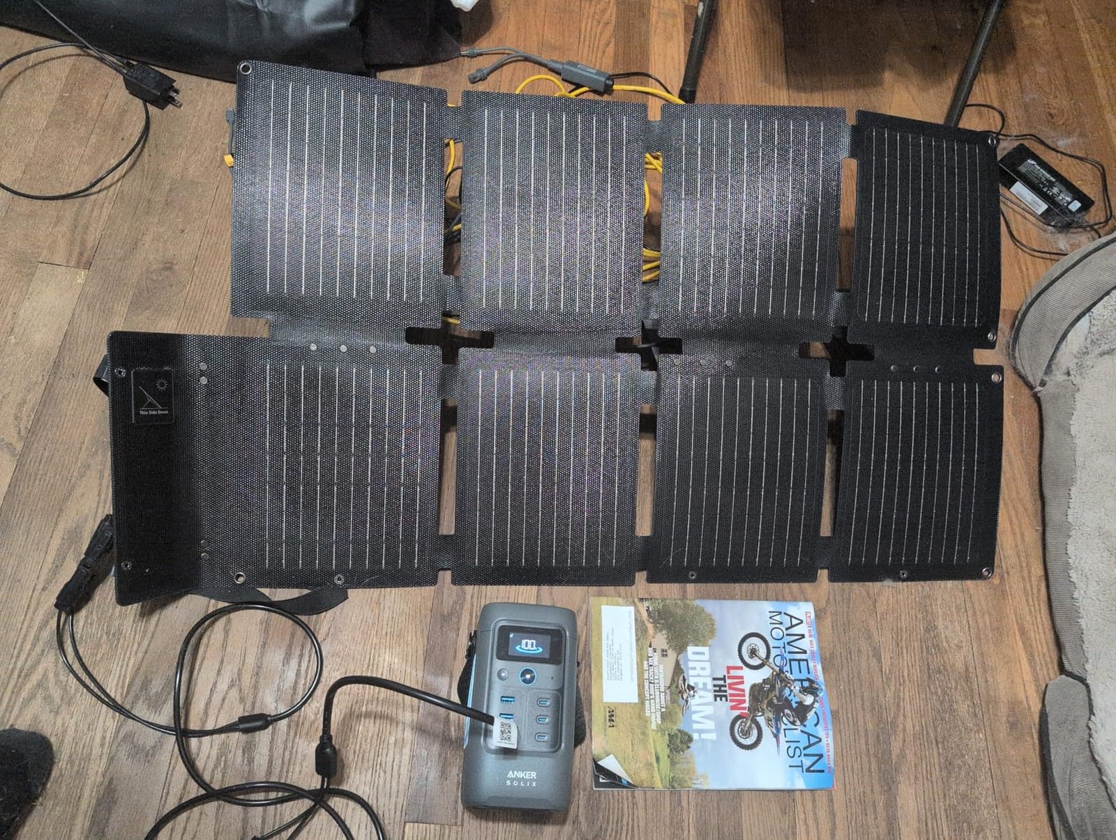 Anker SOLIX C200 DC Portable Power Station and 60W Solar Panel, 192Wh, 200W LiFePO4 Battery, Solar Generator for Outdoor, Travel, and Emergency Use (No Wall Charger Included) customer photo 1
