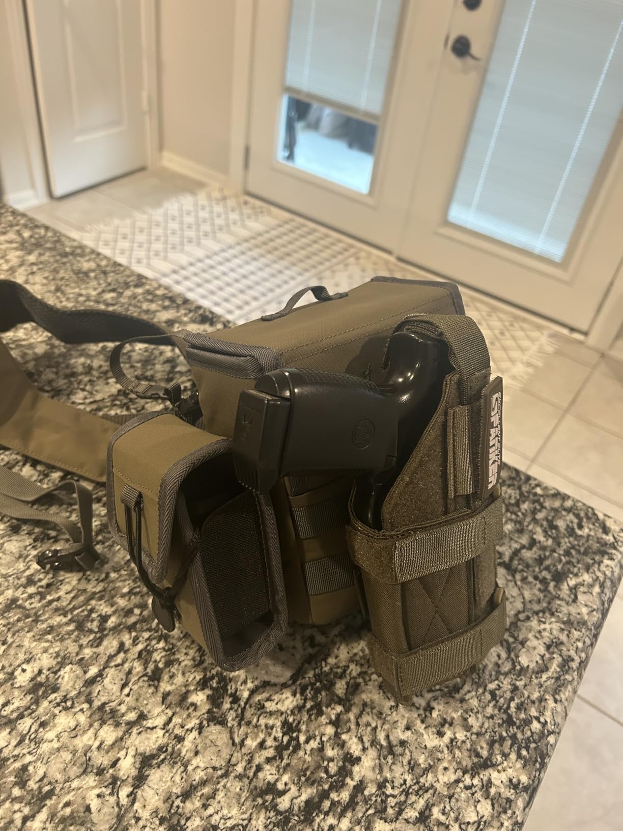 MOXULE Binocular Harness Chest Pack - Rangefinder Pouch for Hunting Camo customer photo 2