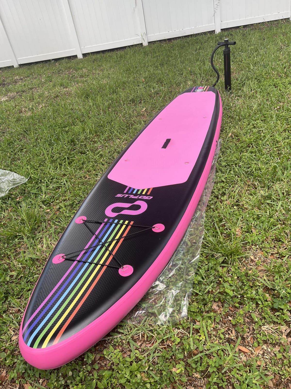 Goplus Inflatable Stand Up Paddle Board w/SUP Paddleboard Accessories customer photo 2