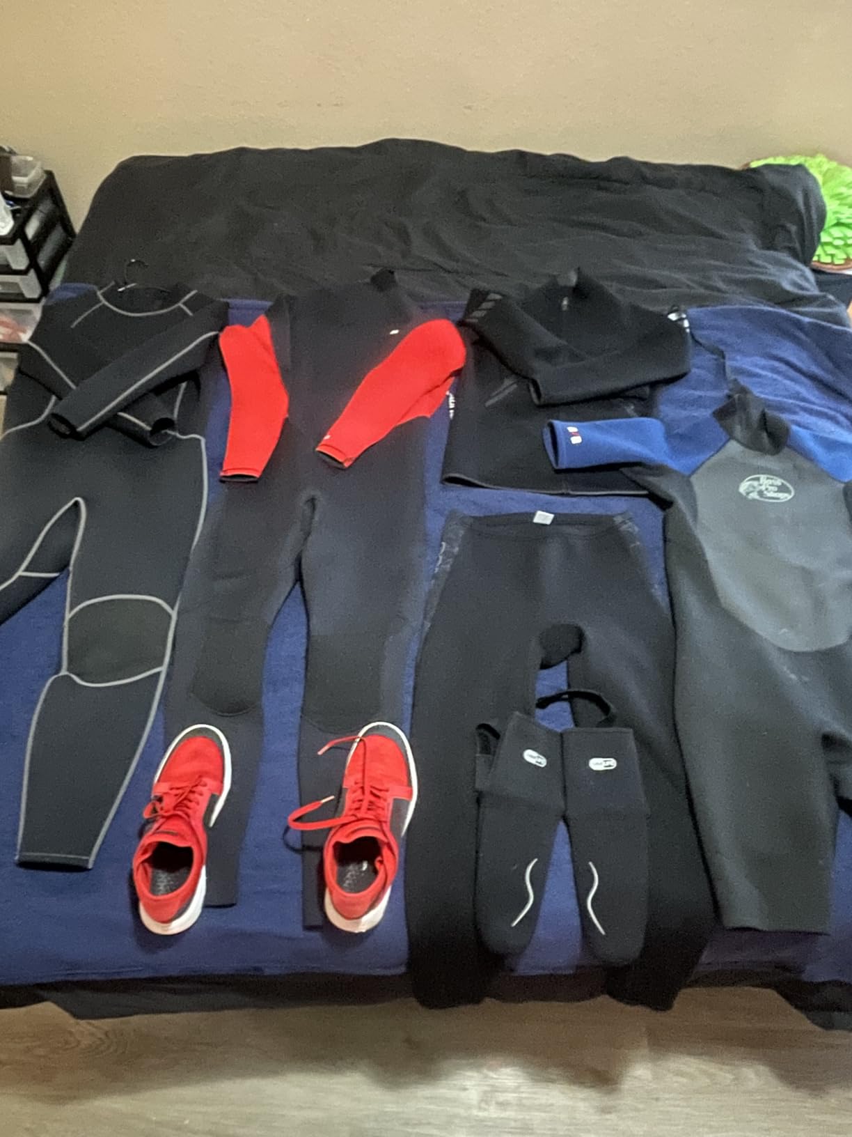 Mens 5mm Full Wetsuit Ultra-Stretch Neoprene Surfing Diving Suit customer photo 2