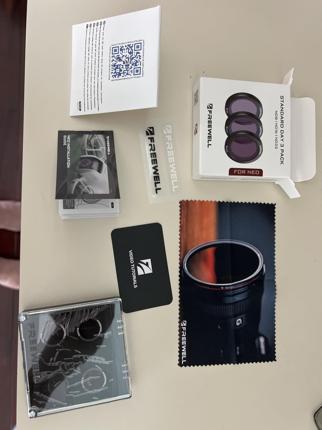 Freewell ND8, ND16, ND32 Magnetic Filters for DJI Neo customer photo 2