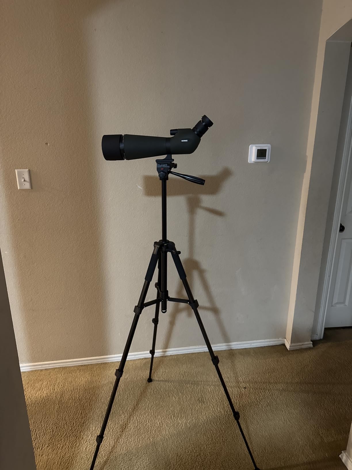 25-75x80 Spotting Scope for Target Shooting with Upgraded Full Size Tripod Carrying Bag and Phone Adapter Spotter Scope for Bird Watching, Wildlife Viewing Camo customer photo 1