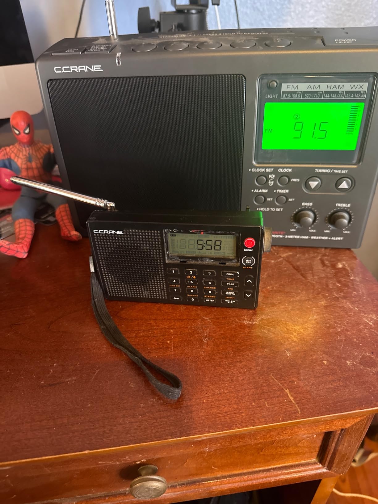 C. Crane CCRadio Solar with Bluetooth Receiving, Emergency Crank NOAA Weather AM/FM- Multi Powered Radio - Built in LED Flashlight and Cellphone Charger customer photo 1