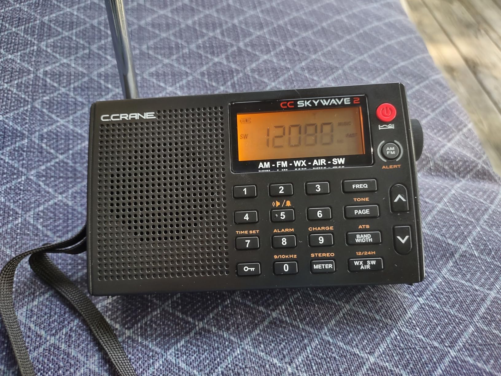 C. Crane CCRadio Solar with Bluetooth Receiving, Emergency Crank NOAA Weather AM/FM- Multi Powered Radio - Built in LED Flashlight and Cellphone Charger customer photo 2