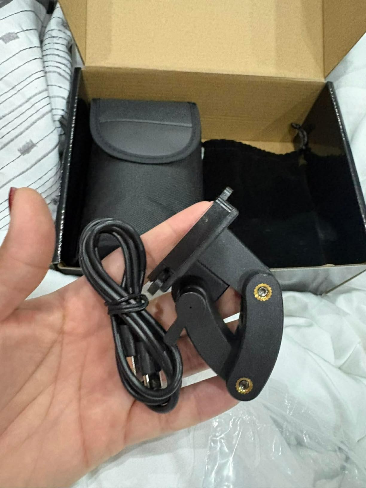 Head-Mounted Night Vision Monocular Digital Infrared Monocular for Camping Hunting customer photo 2