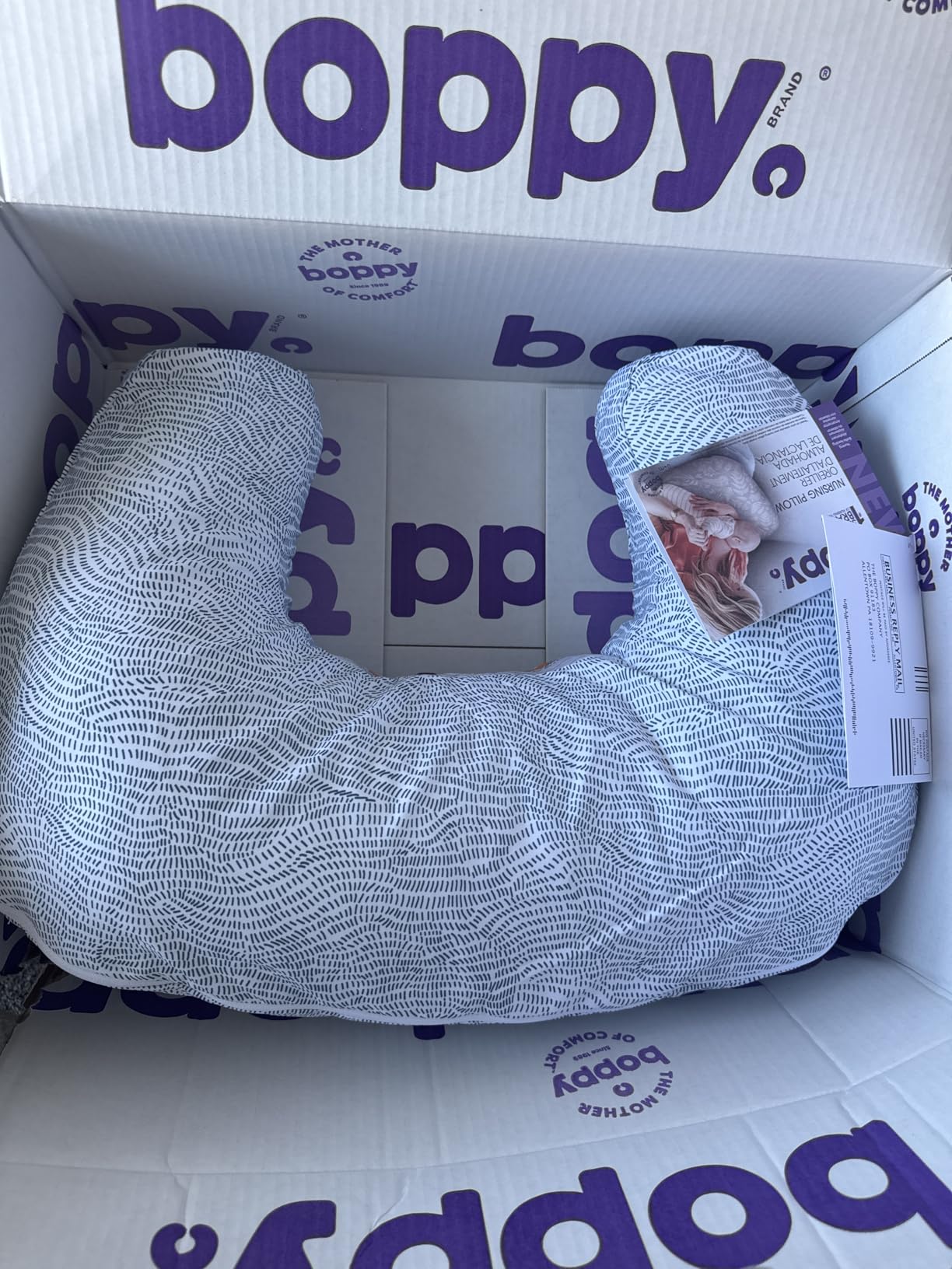 Boppy Nursing Pillow, Safe Ergonomic Breastfeeding & Baby Feeding Support customer photo 2