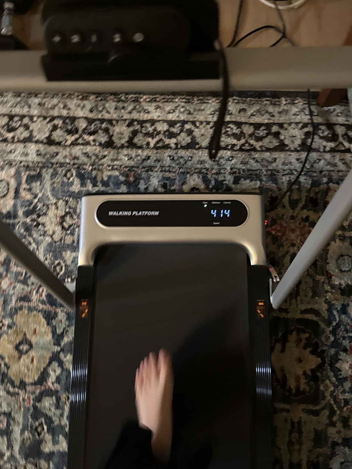 Walking Pad Treadmill for Home, Incline Walking Pad with Handle Bar customer photo 1