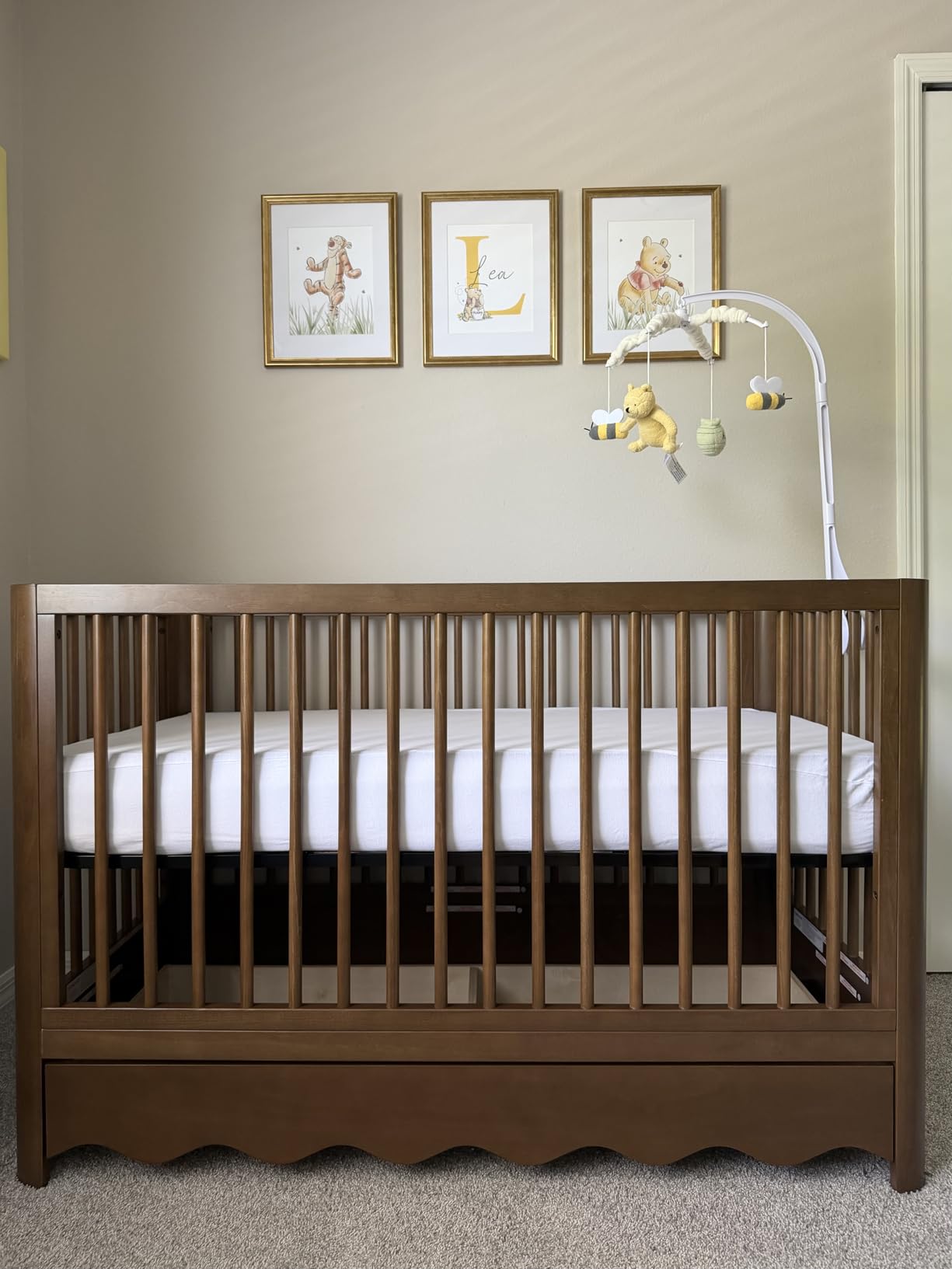Storkcraft Casablanca 5-in-1 Convertible Crib with Drawer, Driftwood customer photo 1