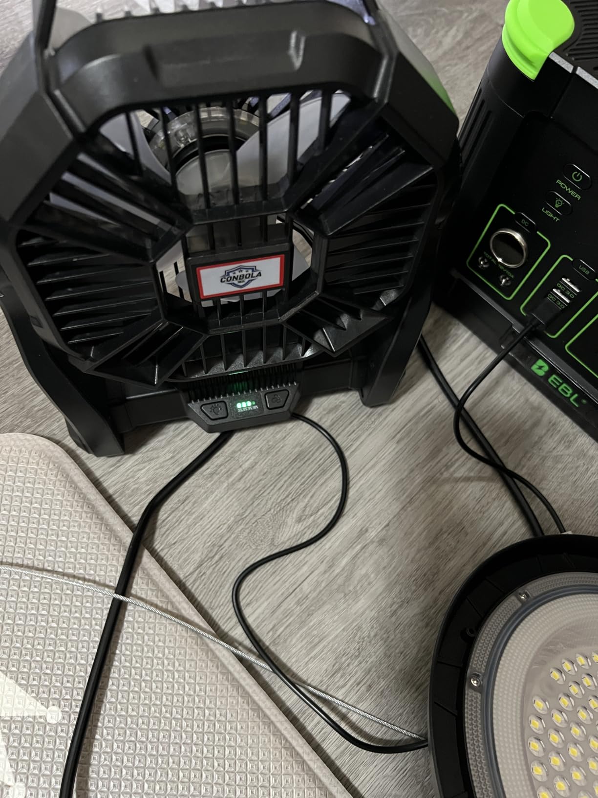 EBL 2400W Portable Power Station LiFePO4 Battery for Home Use customer photo 2