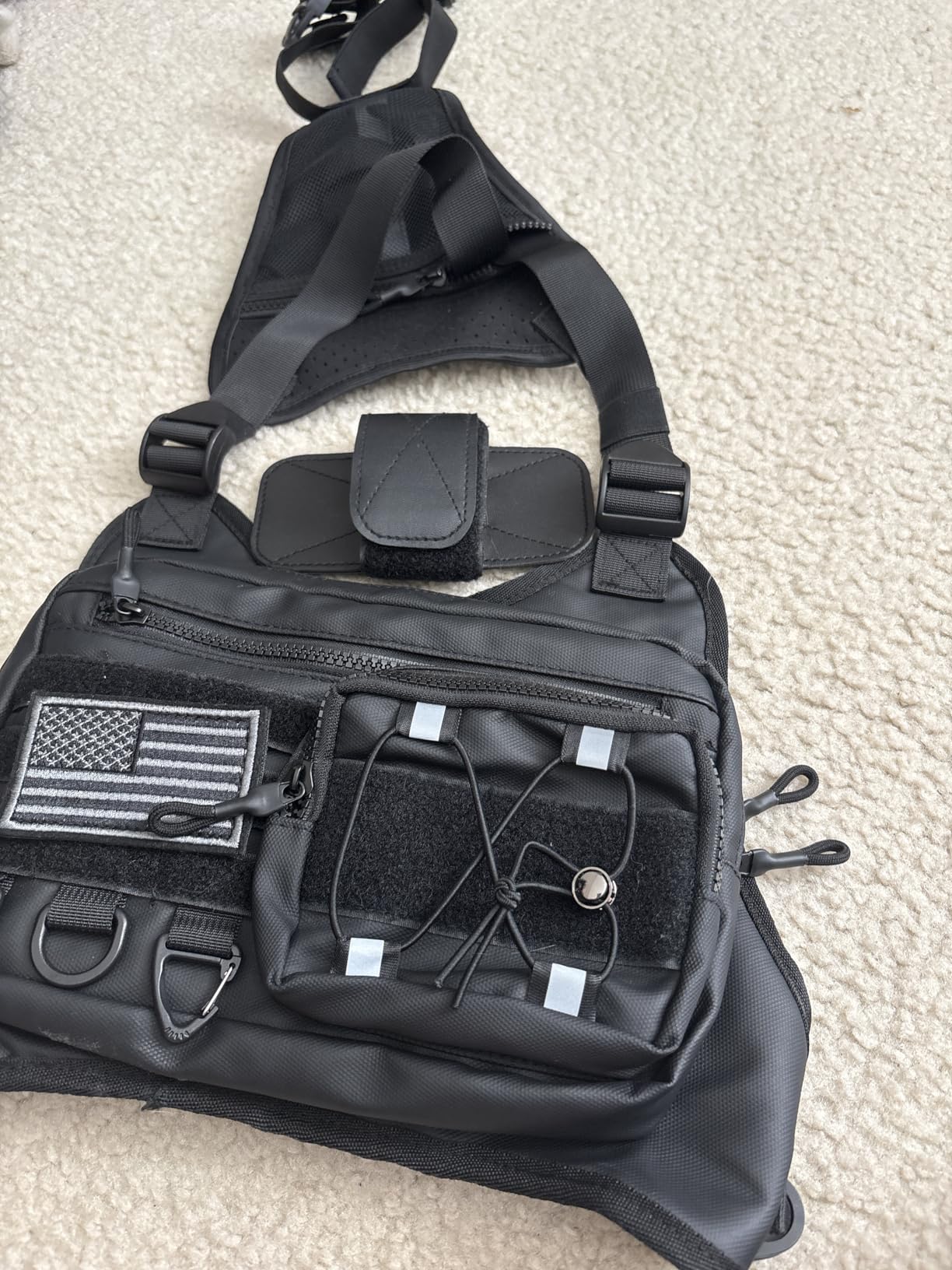 RXW Chest Bag for Men Women, Tactical Chest Rig Holster, EDC Chest Pack | Lightweight No Bounce Chest Holster for CCW EDC Tactical Use Secure Fit for Running Hiking Motorcycle Outdoor customer photo 1
