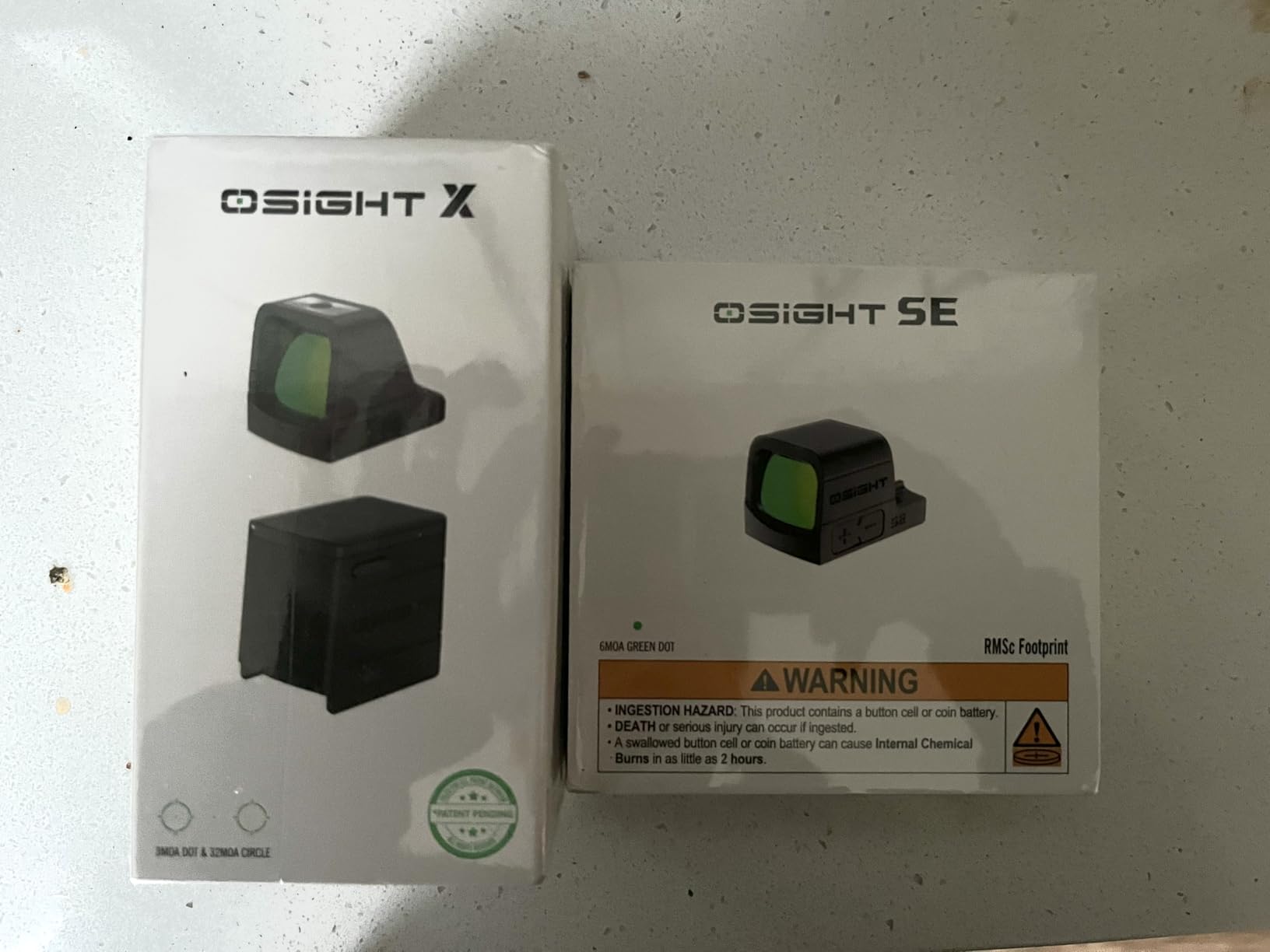 OSIGHT X 3&32 Multi Reticle, Open Red/Green Dot Sight, 407c/507c Footprint customer photo 2