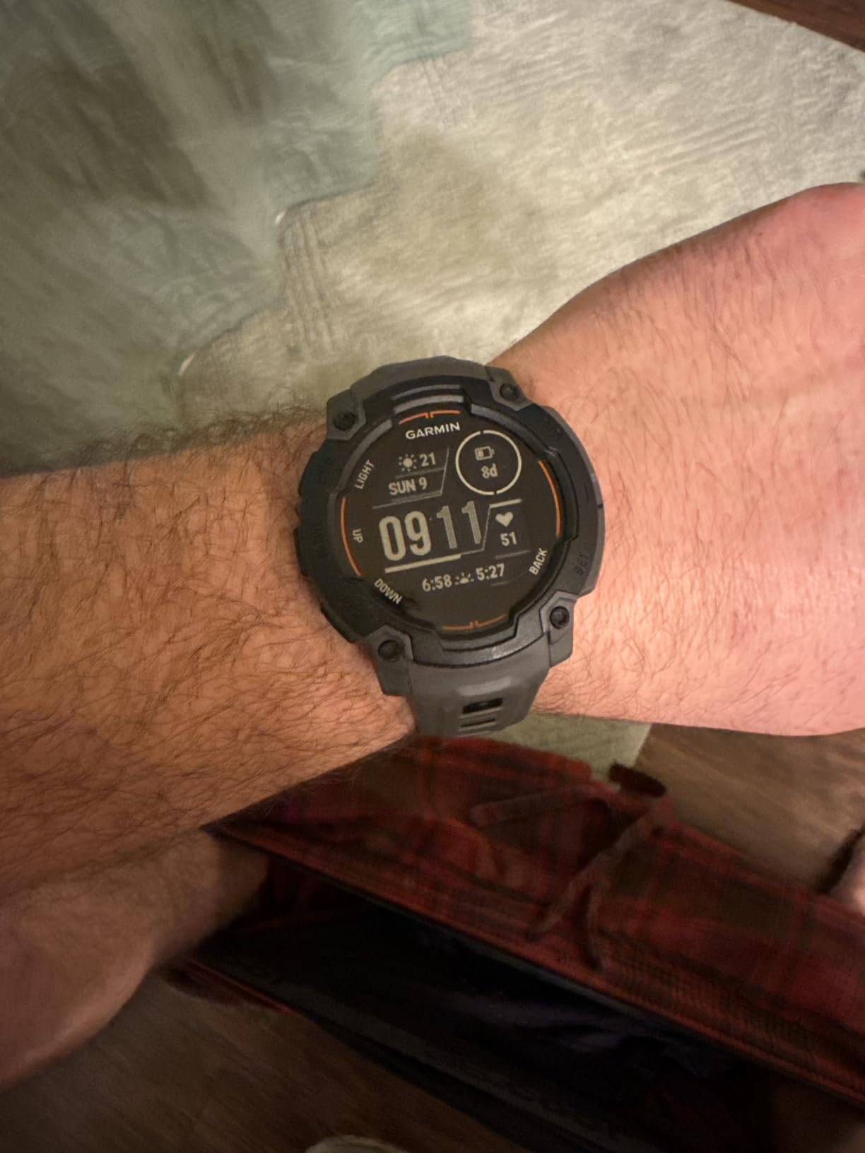 Garmin Instinct® E, Rugged GPS Smartwatch, 45mm, Charcoal | Rugged Design, Essential Health & Wellness Features, Built-In Sports Apps, Navigation Features customer photo 2