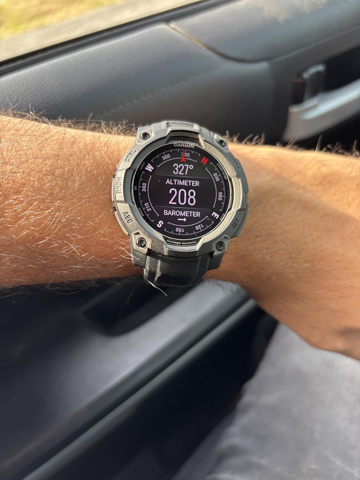 Garmin Instinct® 3 AMOLED, Rugged GPS Smartwatch, 45mm, Black | Bright AMOLED Display, Rugged Design, Metal-Reinforced Bezel, 24/7 Health Monitoring, Built-In Flashlight customer photo 1