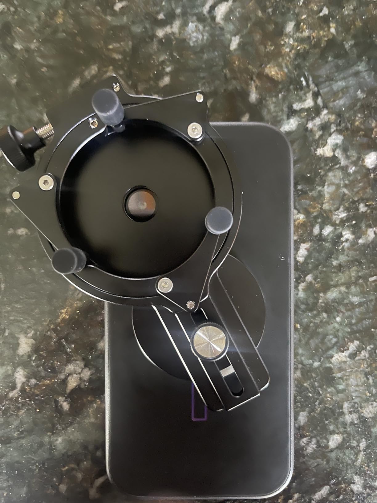 FANAUE Telescope Phone Adapter, Spotting Scope Smartphone Phone Mount for Binoculars Monocular Microscope, Magnetic Cell Phone Digiscoping Holder for Camera Photography customer photo 2