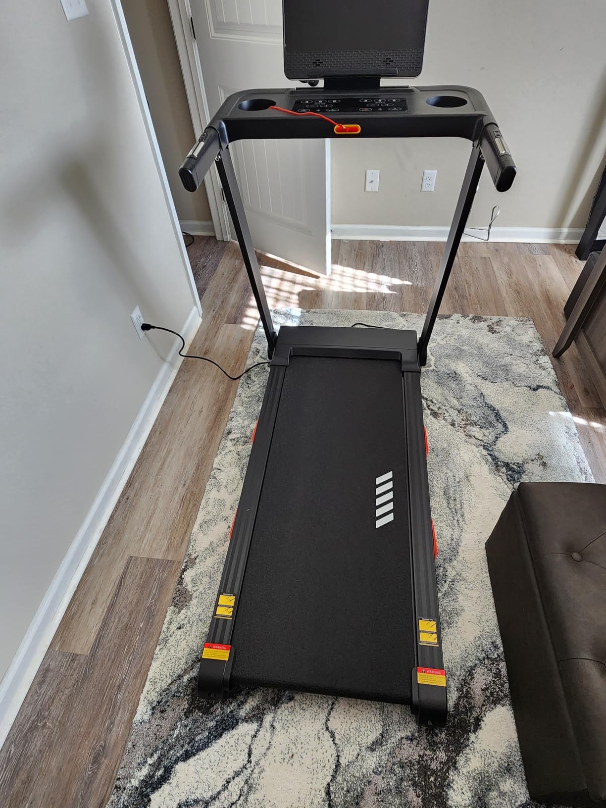 ATEEDGE Treadmill with Auto Incline, 3.0HP, 10 MPH Speed Running Machine customer photo 2