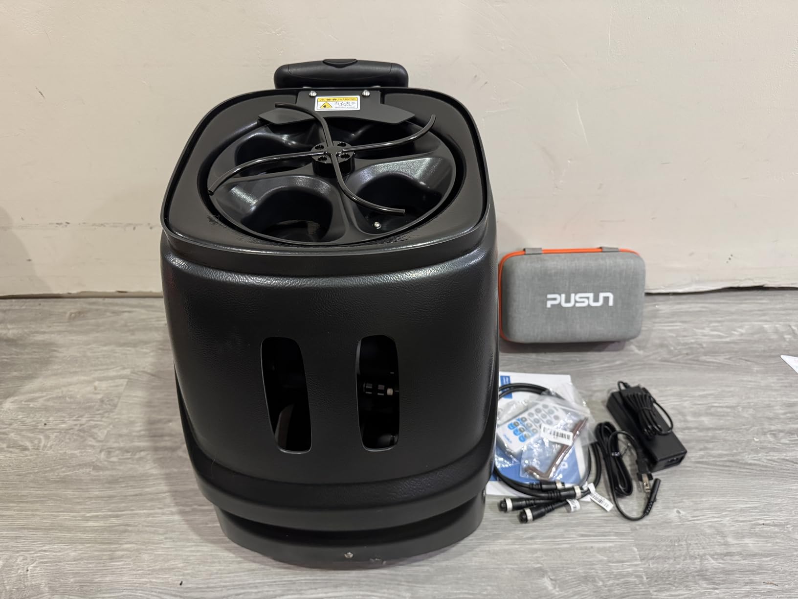 PUSUN|PT-Smart Pro Internal Oscillation Tennis Ball Machine: App with 12 Built-in Training Modes, 28-Pt Custom Drills,75MPH, 5H,32.6lb Portable for Tennis & Padel,Training, Practice,Beginners to Pros customer photo 1