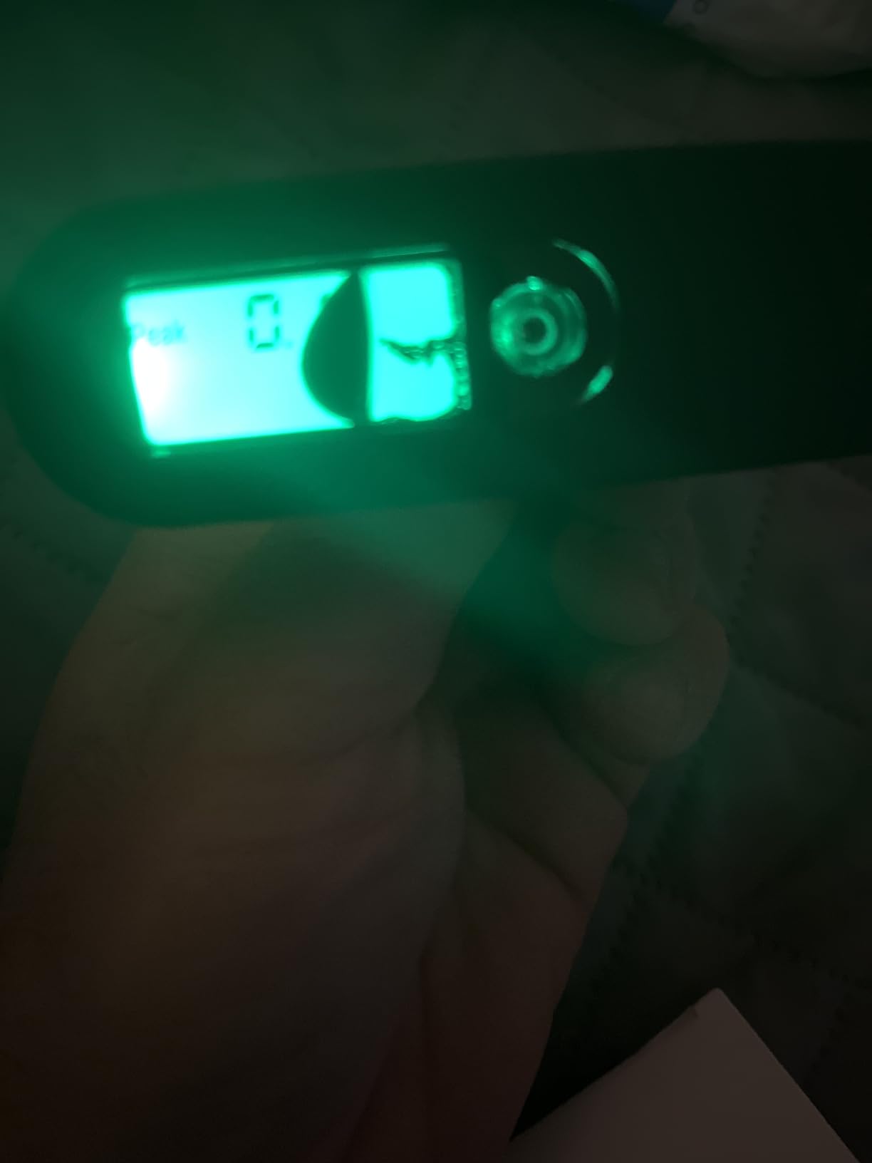 Archery Bow Scale is Used to Draw a Peak Weight of 110 pounds. LED Display Screen Provides Clear Display, Bow Scale with Peak/Hold Function, Measurement Unit (lb/g) customer photo 1
