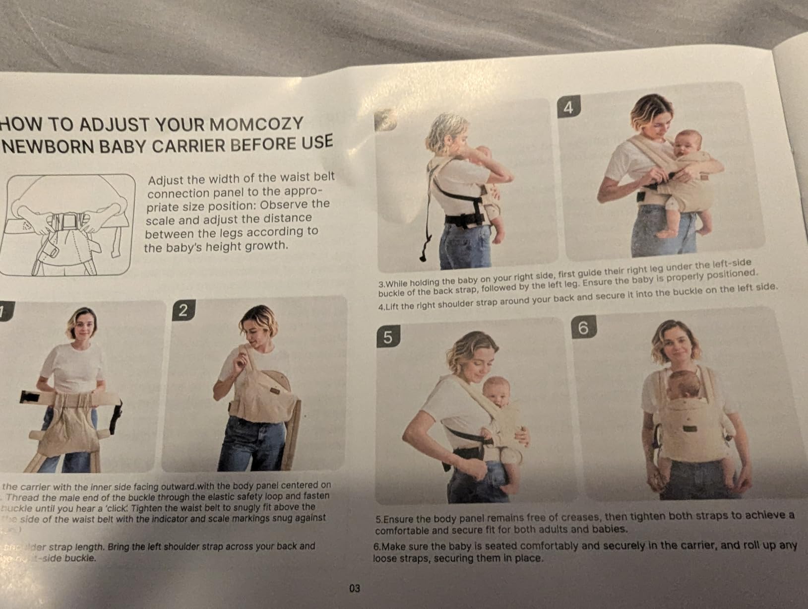 Momcozy Newborn Carrier WeeSnug- Lightweight and Cozy Comfort for 7-25 lbs customer photo 1