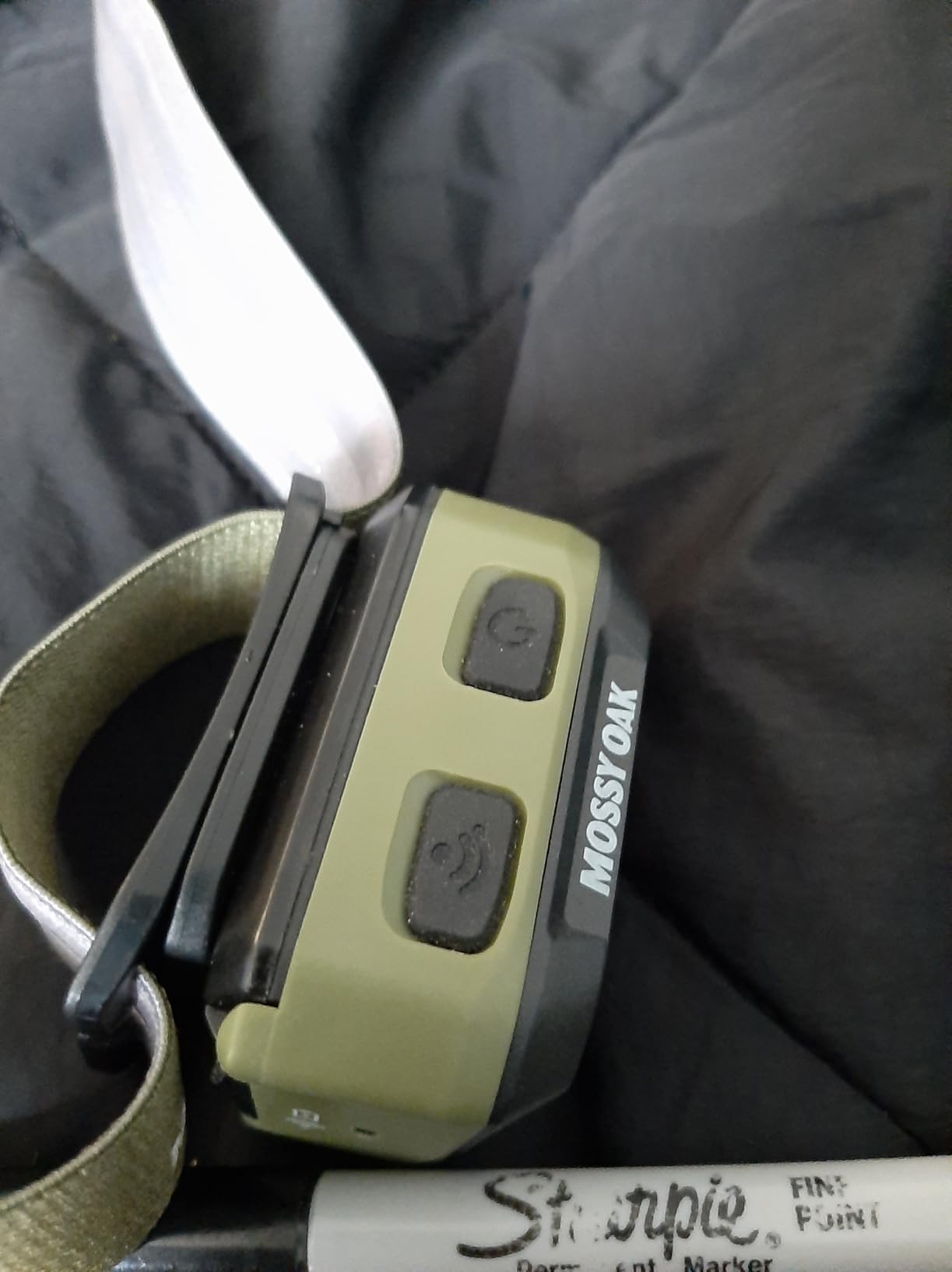 Mossy Oak 600 Lumens Headlamp, Dual Power with Motion Sensor and Magnet | Dual Power Source, Magnetic Base, Dimmable Design, Motion Sensor, Memory Function, Non-Slip Band, for Work, Repair, Emergency customer photo 2
