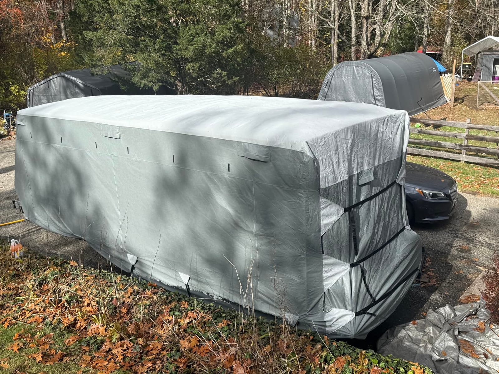 KING BIRD Enhanced RV Cover, Fits 27-30ft Travel Trailers Camper customer photo 1
