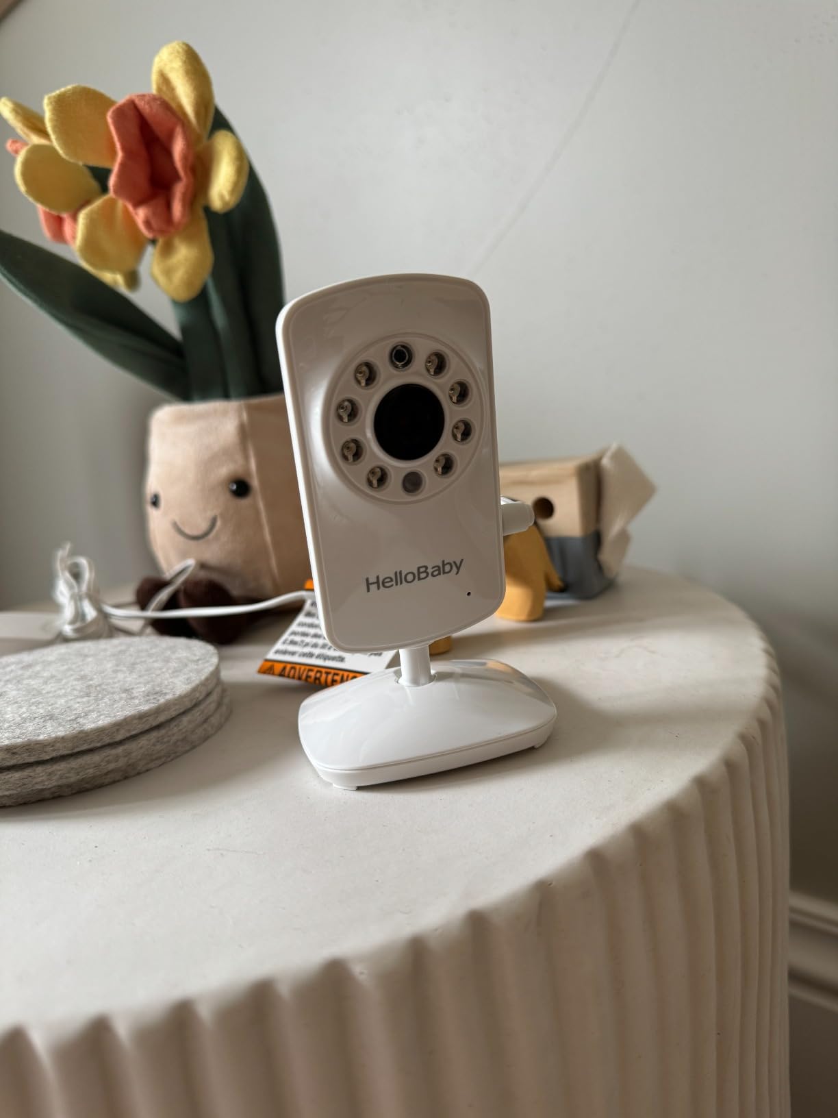 HelloBaby Monitor with 3 Cameras, 2.4'' Portable Travel Screen Baby Monitor No WiFi, 1000ft Long Range Video Baby Monitor, Night Vision, VOX Mode-Power Saving, Baby Safety Camera,for Baby/Pet/Elder customer photo 1