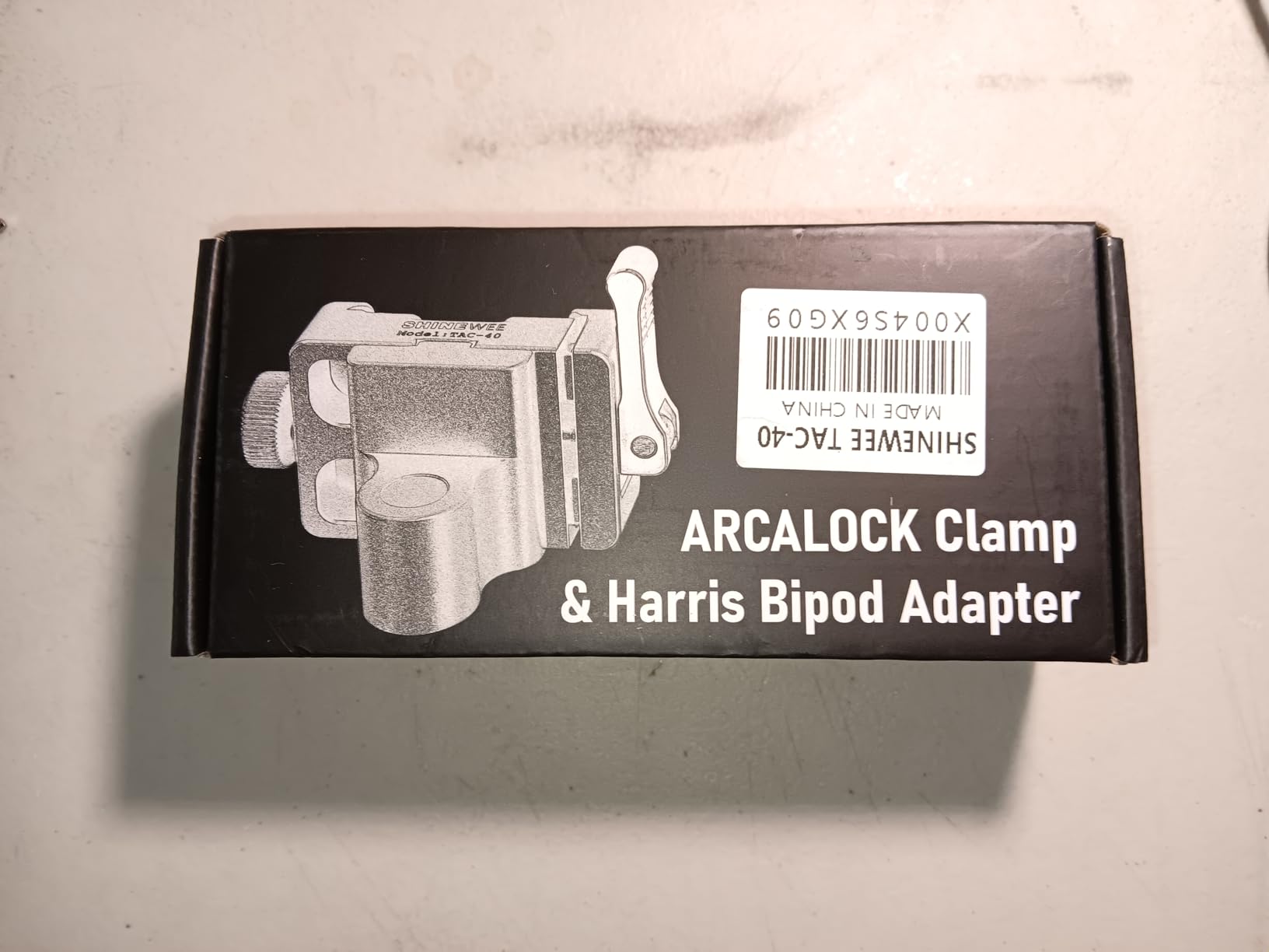 Arca Lock Clamp with Harris Bipod Adapter - Compatible with S (Swivel) Type Harris Bipods, Atlas NC Bipods, Works on All Standard 1.5