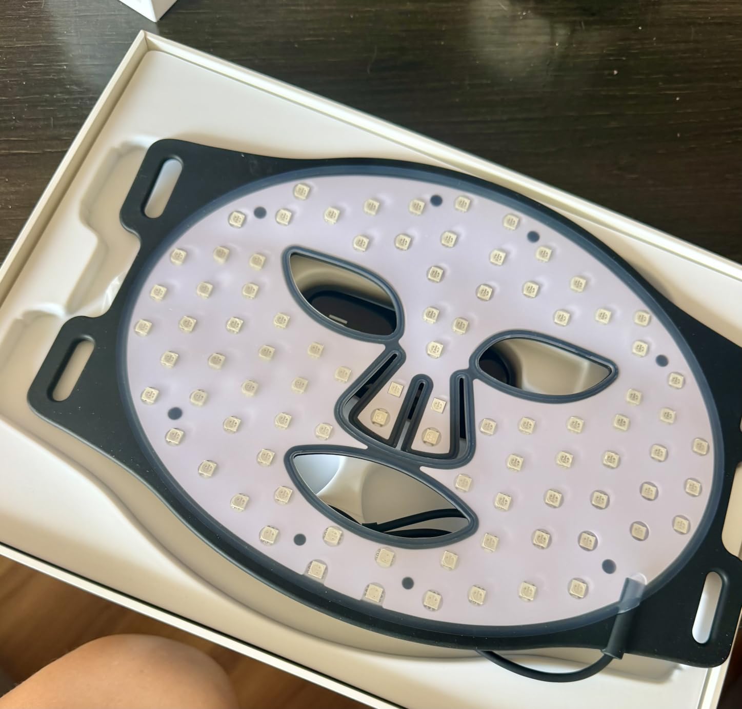 INIA Red Light Therapy Mask for Face, 850nm NIR, Red/Blue LED Light 4 Modes customer photo 2