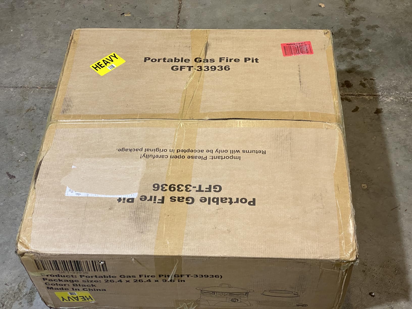 Panovue 24 Inch Portable Propane Fire Pit with Grill and Adjustable Flame customer photo 2