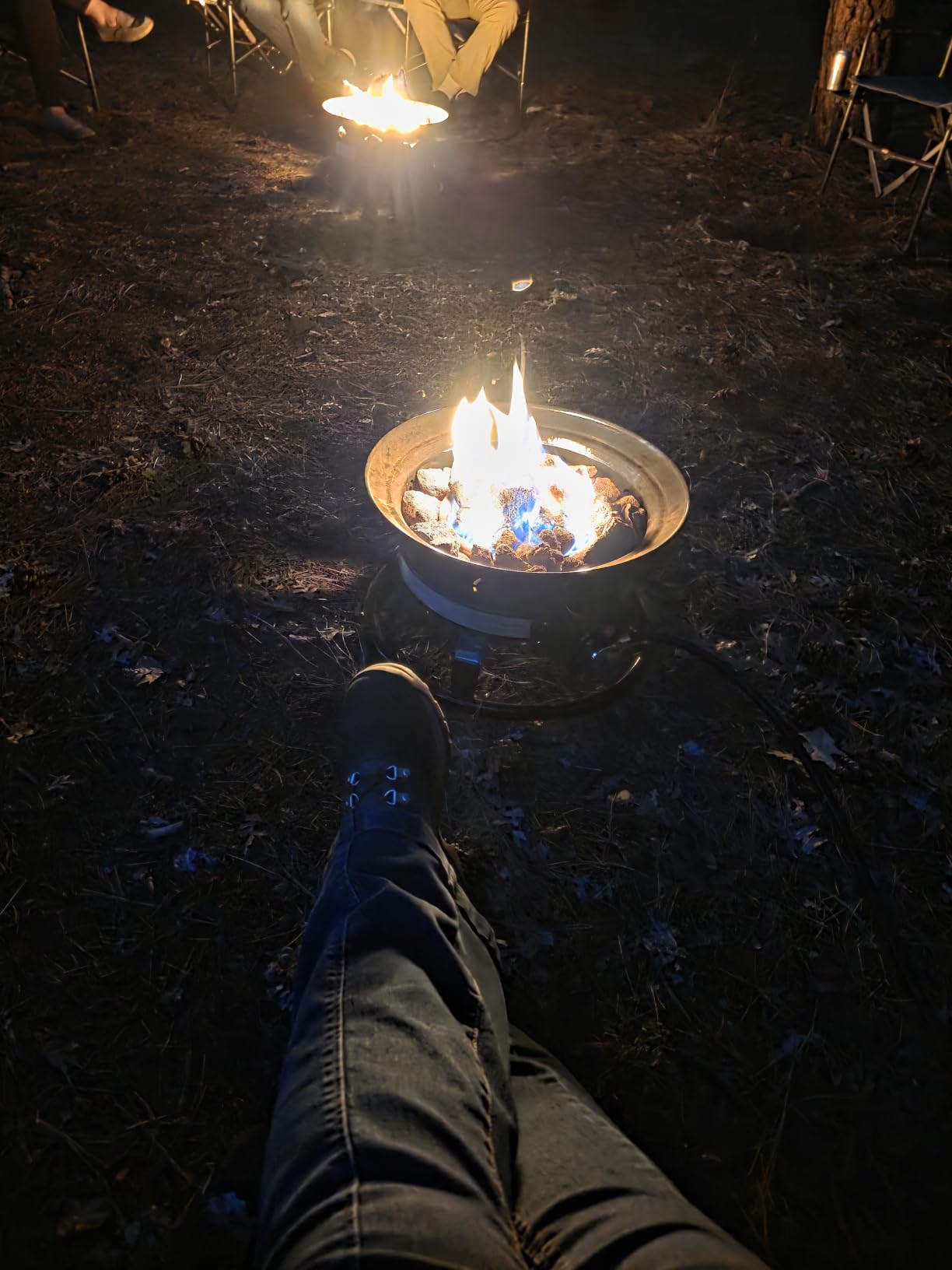 Devoko 19 Inch Smokeless Propane Fire Pit 53000 BTU Portable customer photo 1