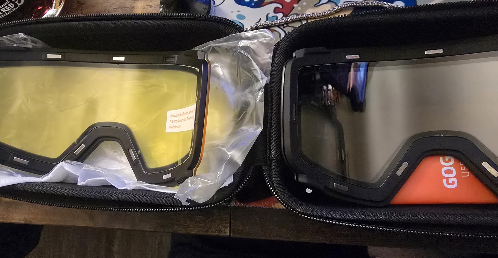 VCOROS Magnetic Ski Goggles YH865 with Quick-Change Lens for Men Women | Yellow lens included, REVO lens coating, anti-fog design, OTG fit, UV400 protection and helmet compatibility customer photo 2