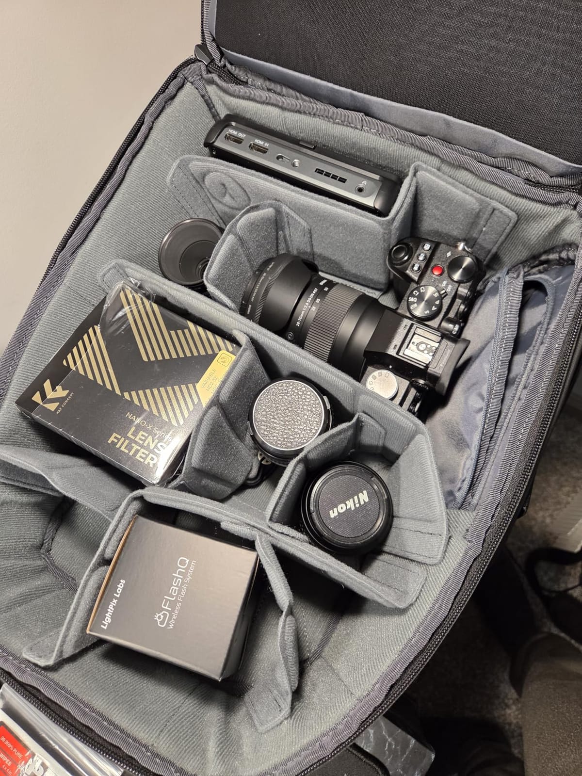 RaLeno Camera Backpack, 22L+5L Expandable Camera Bag for Photographers customer photo 2