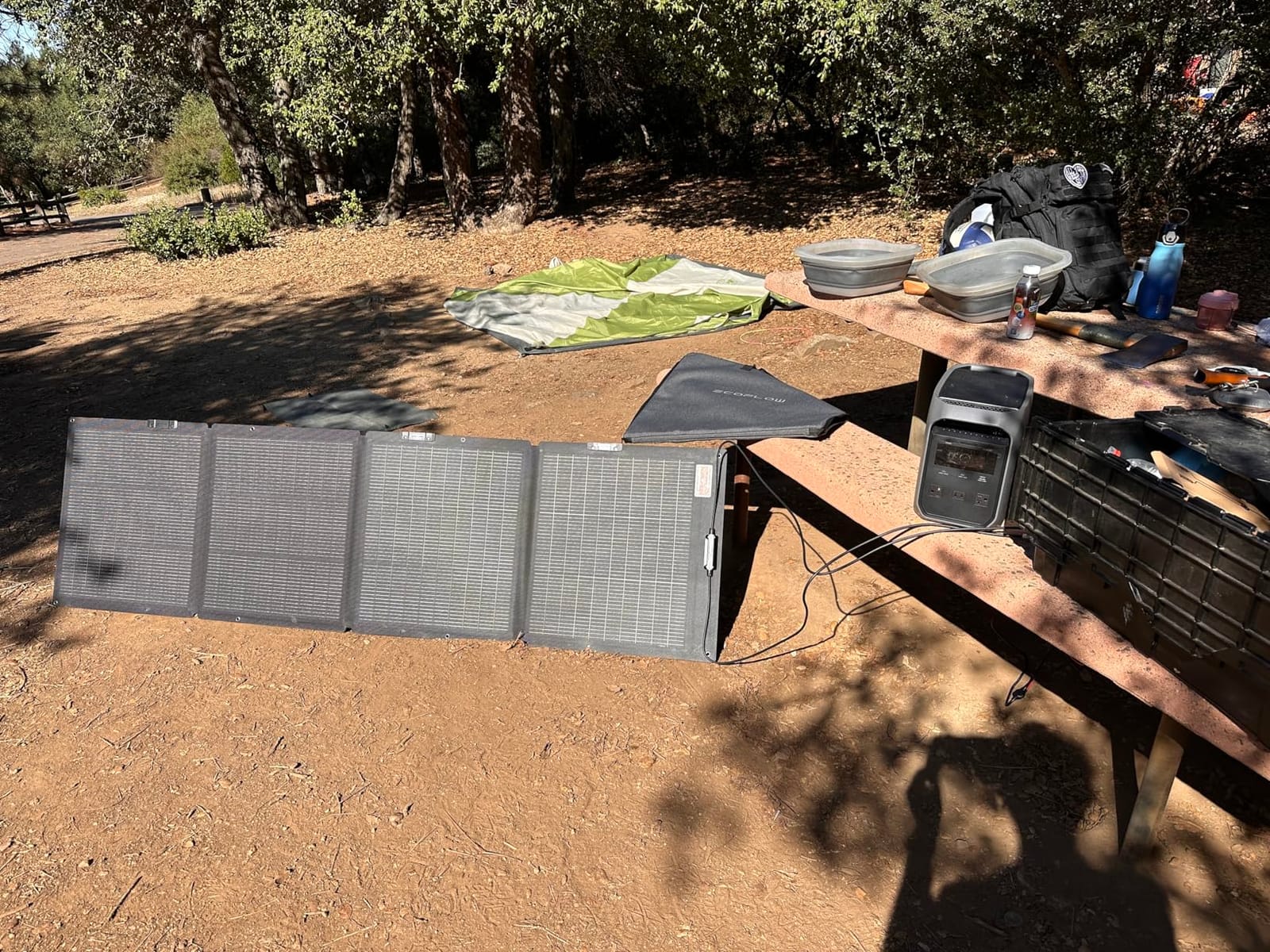 EcoFlow Solar Generator Delta 3 Classic with 220W Solar Panel, 1024Wh | 1800W AC (3600W Surge)/100W USB-C Output, LiFePO4 Battery Portable Power Station, 10ms UPS, 1 Hr Fast Charge For Home, Camping customer photo 1