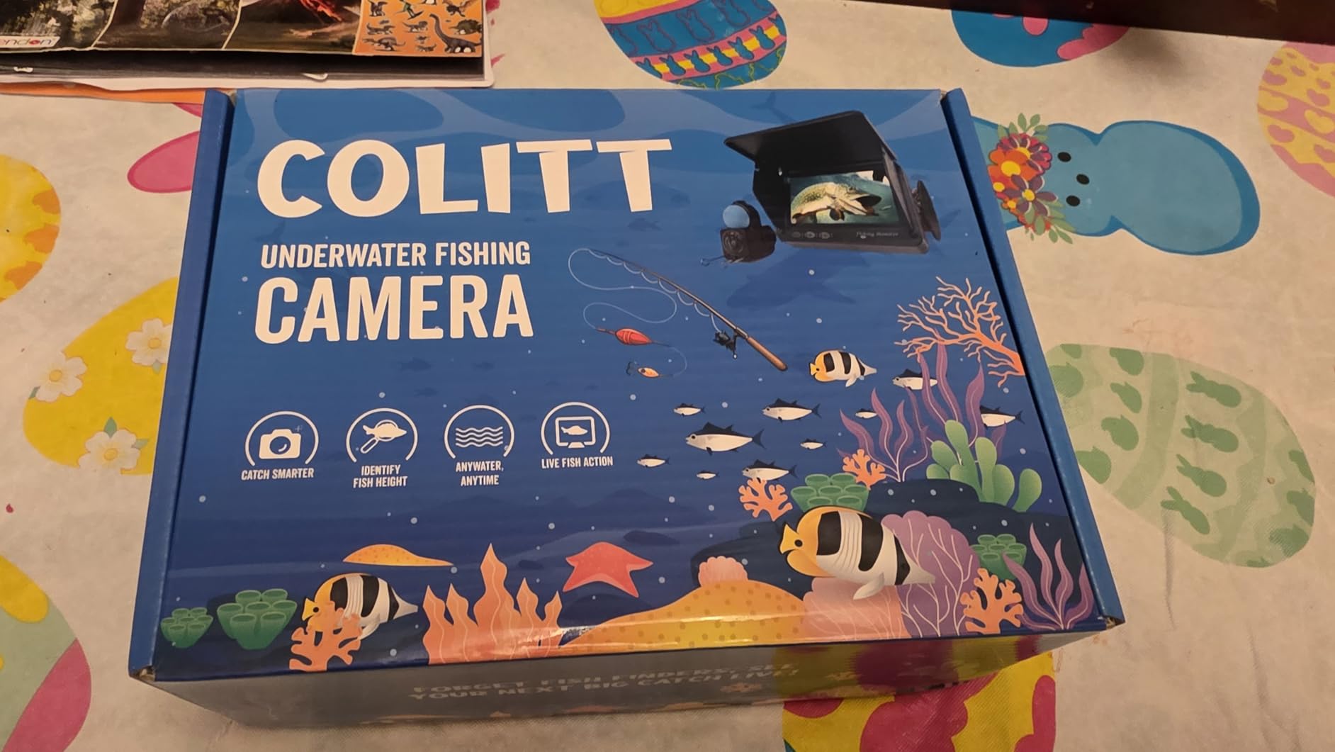 Colitt Underwater Fishing Camera, Portable Fish Camera, No WiFi Needed | Ice fishing camera & underwater camera for fishing, real time fish viewing, 4.3 in monitor, 100 ft cable, no wifi app needed customer photo 1