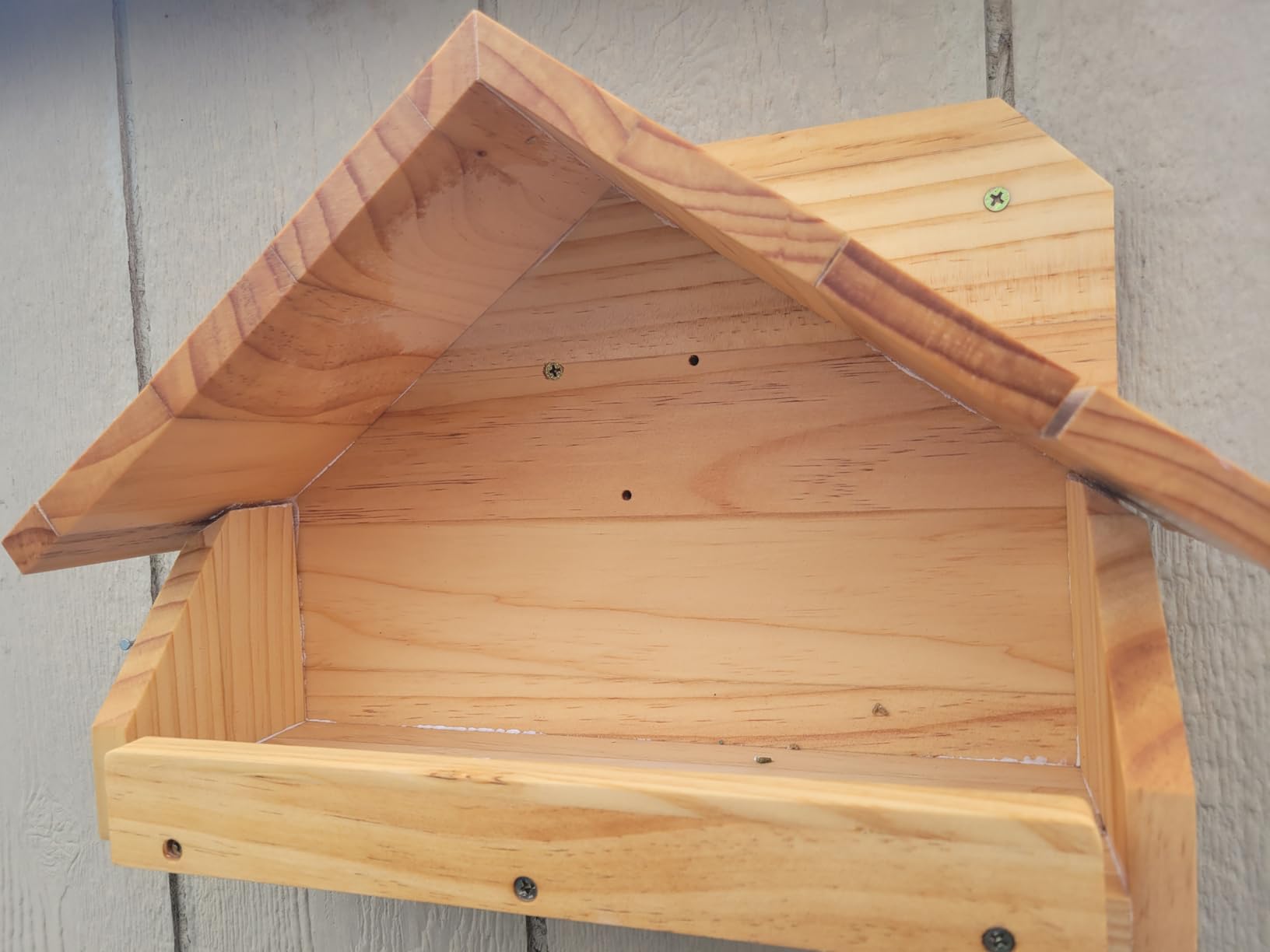 Briwooody Wooden Open Mourning Dove Nesting Box for Outside Dove Bird House customer photo 1
