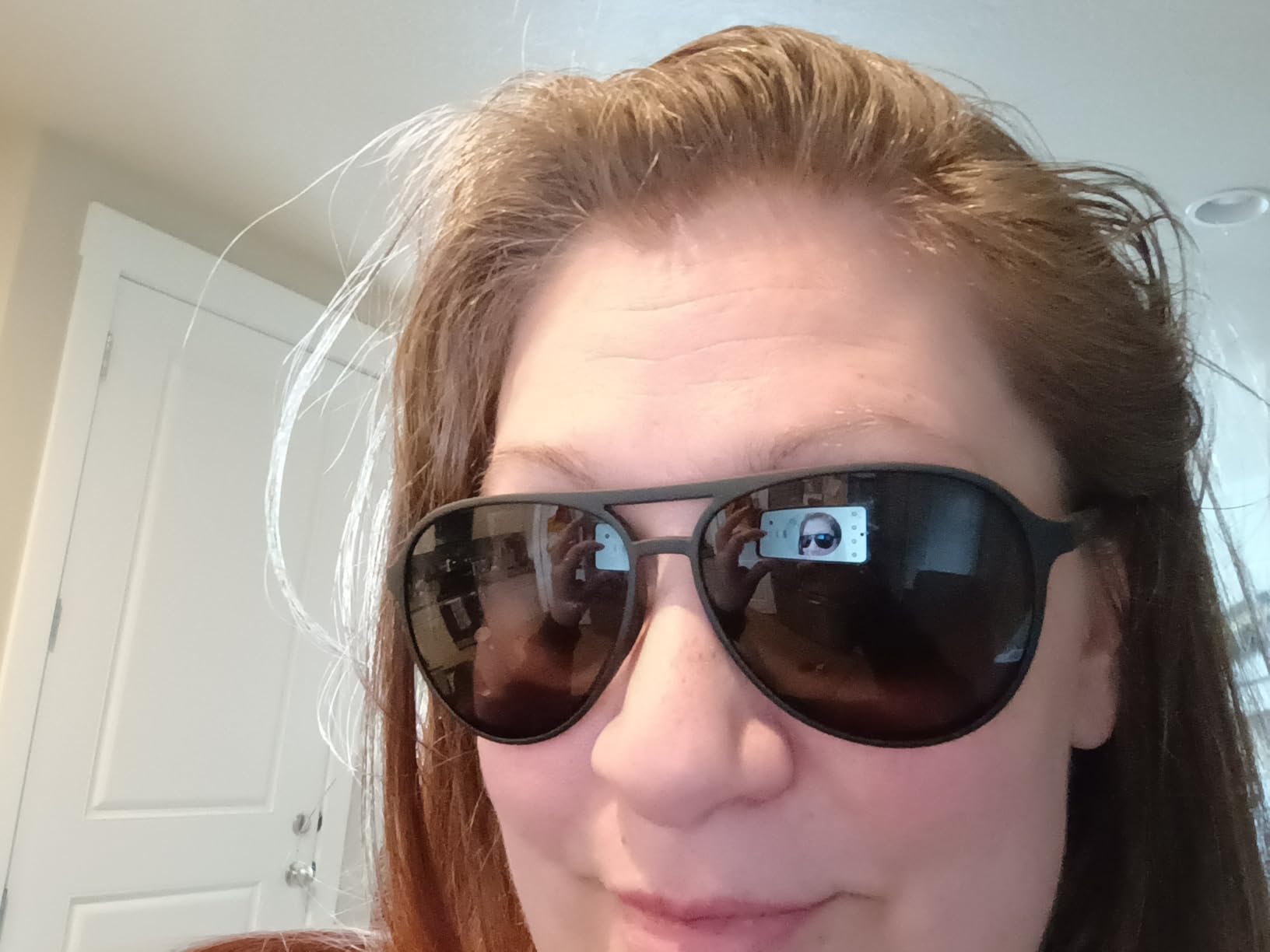 goodr Mach G Polarized Sunglasses Women & Men | Large Sized, Aviator Frames, UV400, Non-Reflective/Mirrored Lenses, No Slip, Multi Colors customer photo 1