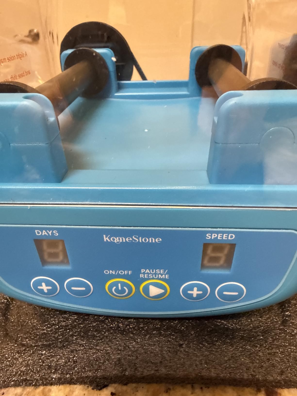 KomeStone K5 Rock Tumbler for Kids & Adults, Quiet Rock Polisher, Ages 6+ | Up to 85% Quieter with Noise-Reducing Cover, CPC-Certified, 3 Speeds, 9-Day Timer, Memory & Complete Starter Kit, Ideal Gift customer photo 1