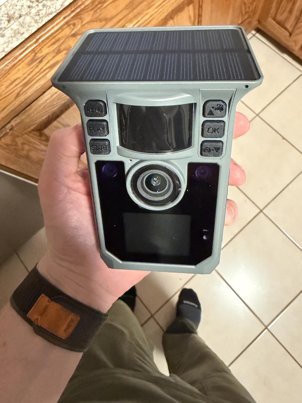 Trail Camera 4K 64MP Solar Game Camera WiFi Bluetooth, 0.1s Trigger Motion Activated, 5800mAh Battery, 64GB SD Card and IP67 Waterproof Trail Cam, 130° Wide Angle for Deer & Farm Security customer photo 2