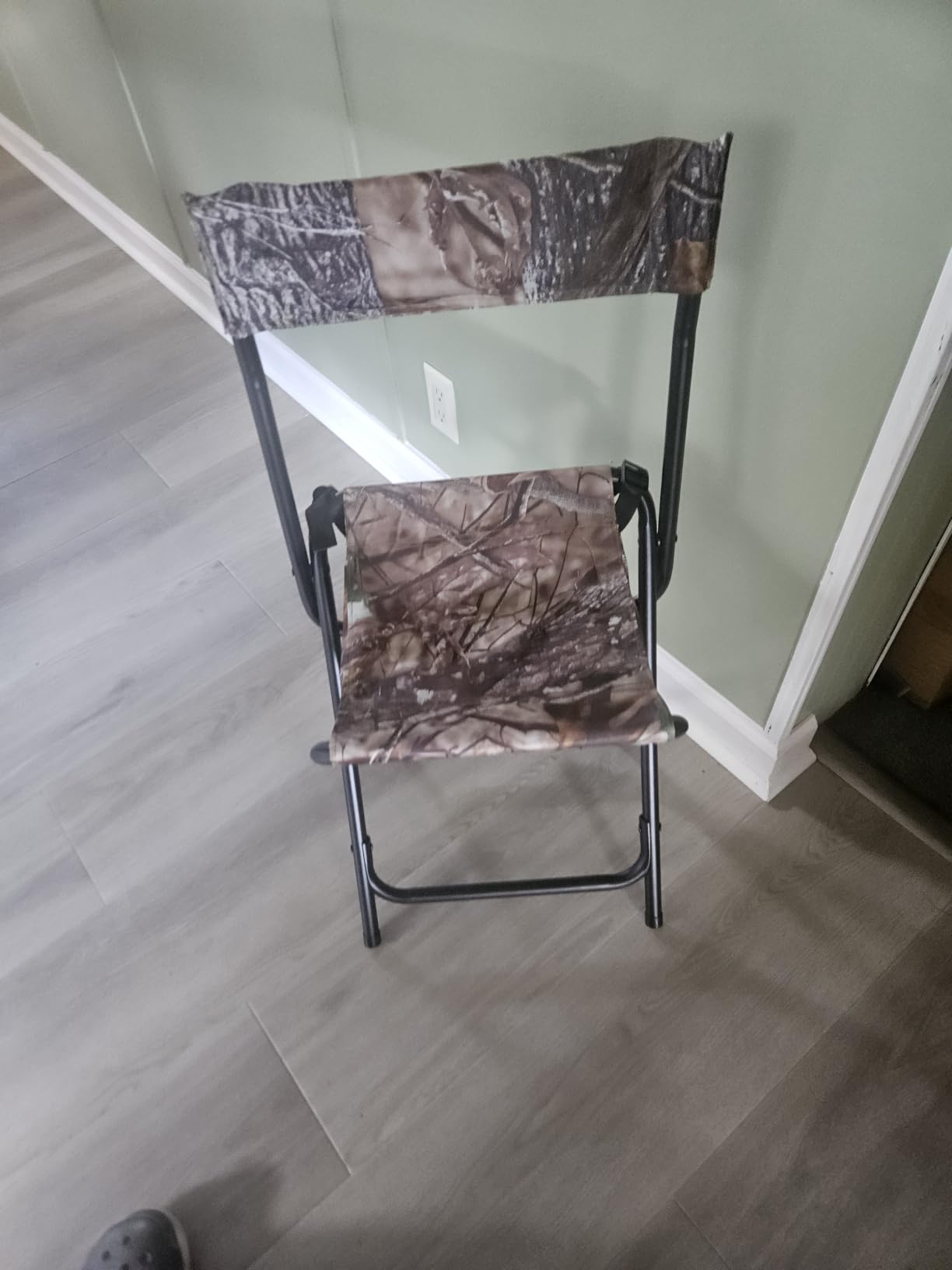 FUNHORUN Hunting Chair, Folding Tripod Stool, Hunting Seat with Storage Bag customer photo 2