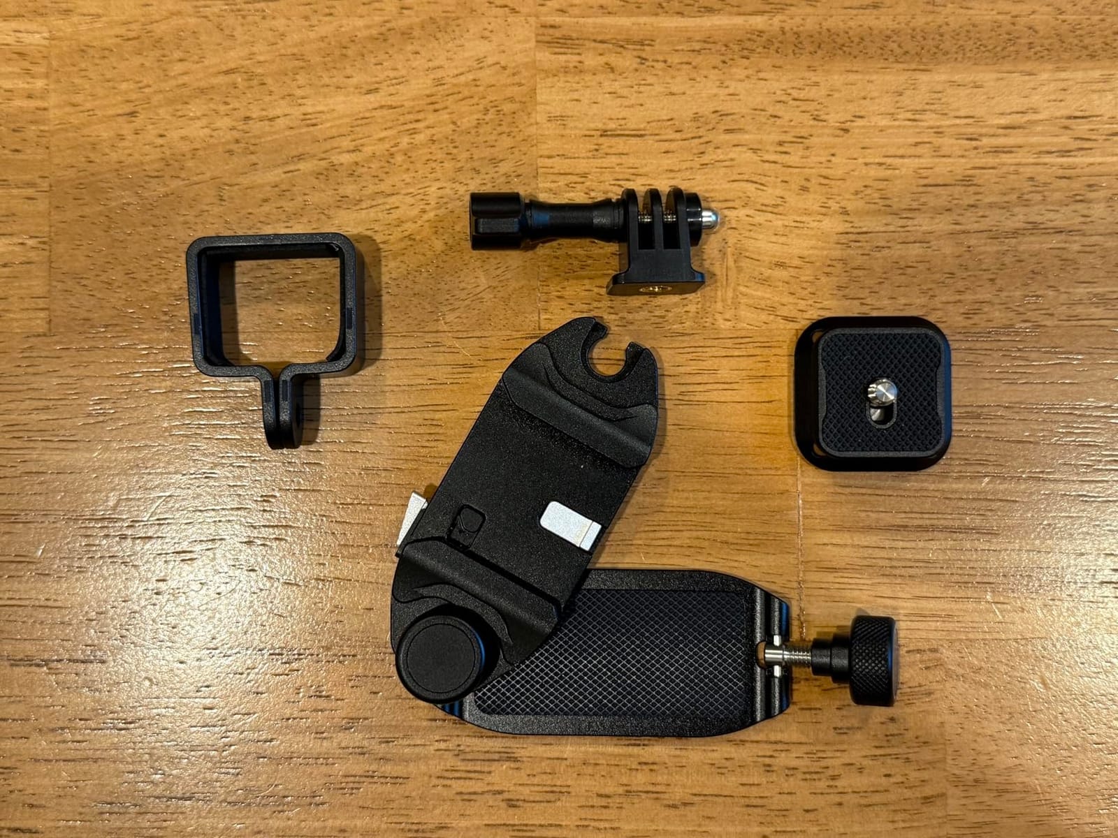 Camera Backpack Clip Kit, Anti-Drop Dual-Lock Arca-Style Plate | 66lb load, fits 75mm backpack strap, quick release, mounts for mirrorless/DSLR/action cam, hands-free hiking, street photo customer photo 1