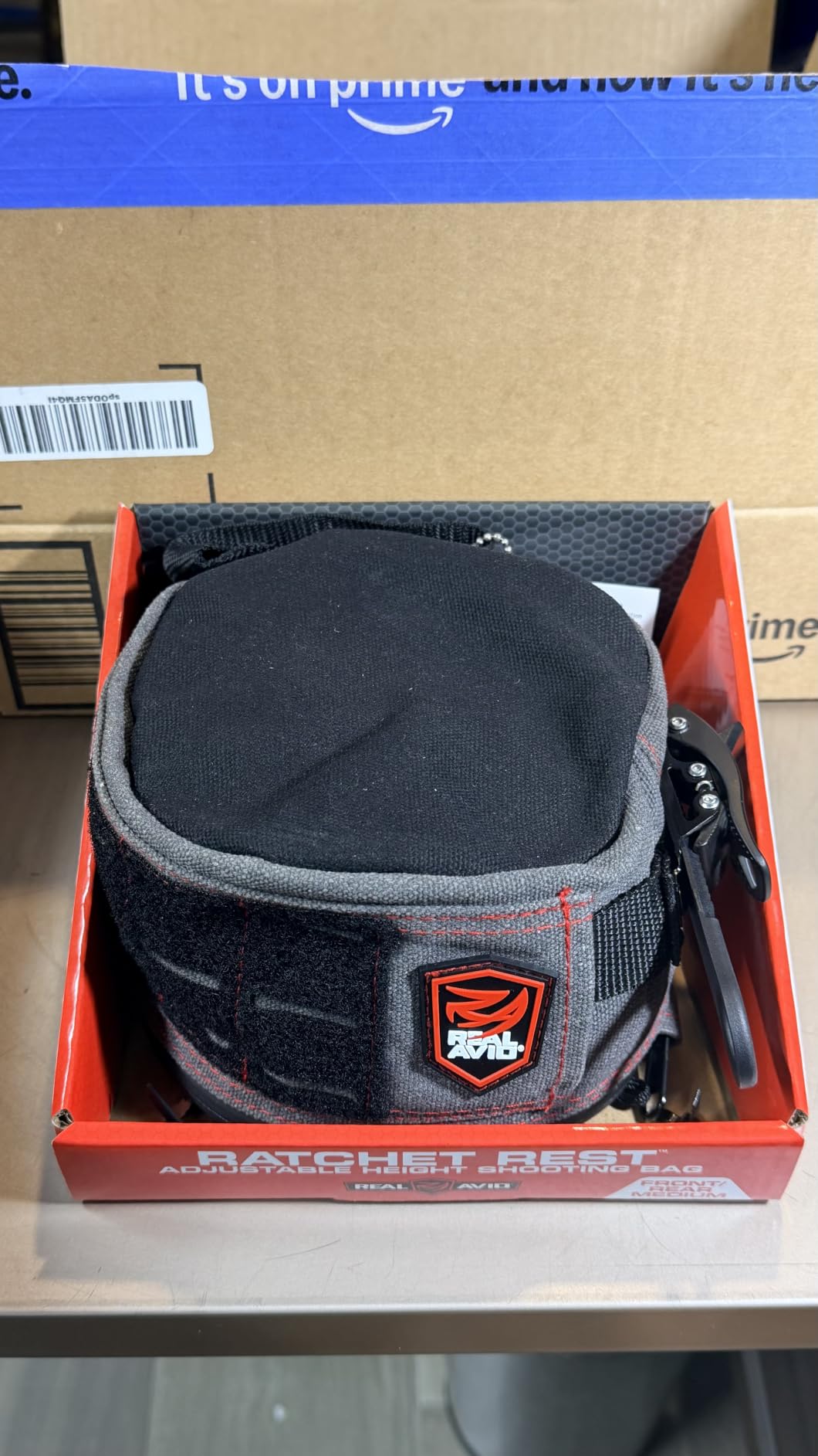 Real Avid Ratchet Rest Adjustable Height Shooting Bags | Precision Range Shooting Rest with Accu-Click Micro-Adjustment and One-Handed Elevation Control customer photo 2